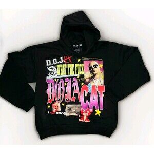 Doja Cat Scarlet Tour Hoodie Black Official Amazon Merch (varies -xl)